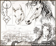 master paintings, european paintings, art gallery collection: Bam Horses